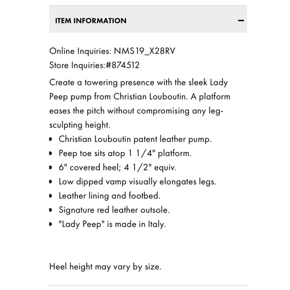 Christian Louboutin Lady Peep black - Picture 8 of 8